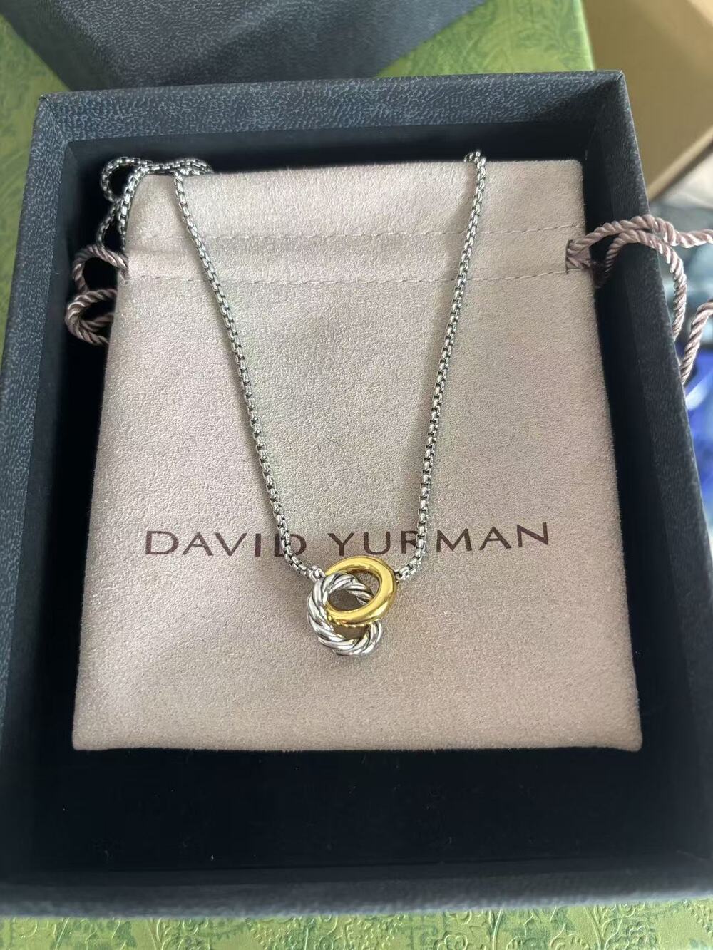 David Yurman Belmont Petite Cable Linked Necklace